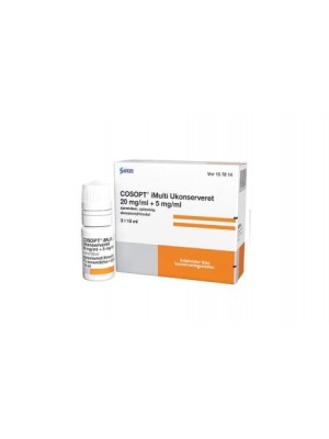 COSOPT iMulti 25 mg. 10 ml
